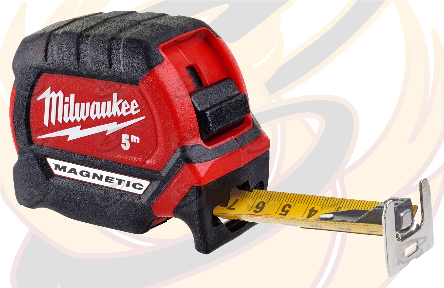 MILWAUKEE 5M MAGNETIC TIP 27MM NYLON BLADE TAPE MEASURE