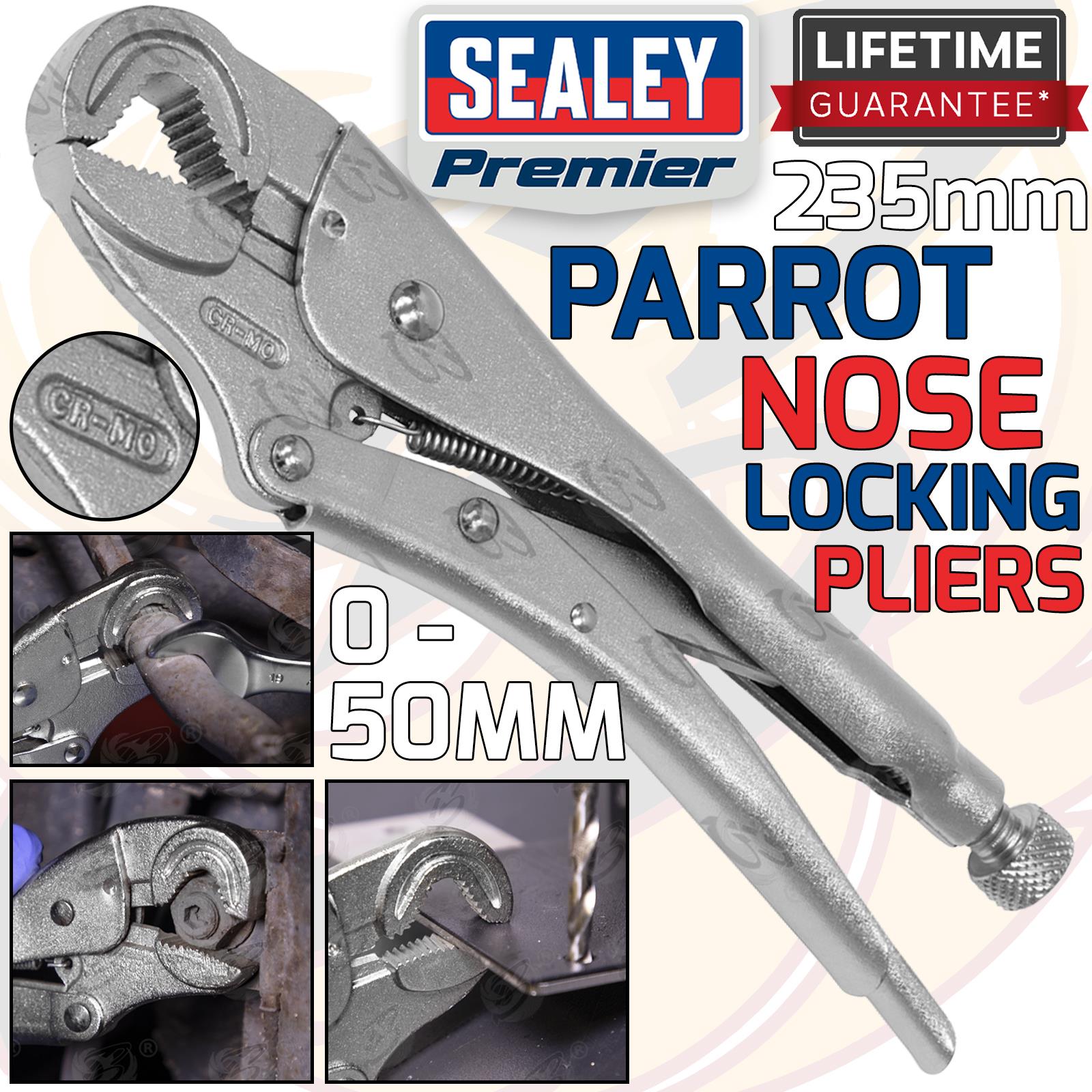 SEALEY 235MM PARROT NOSE LOCKING PLIERS