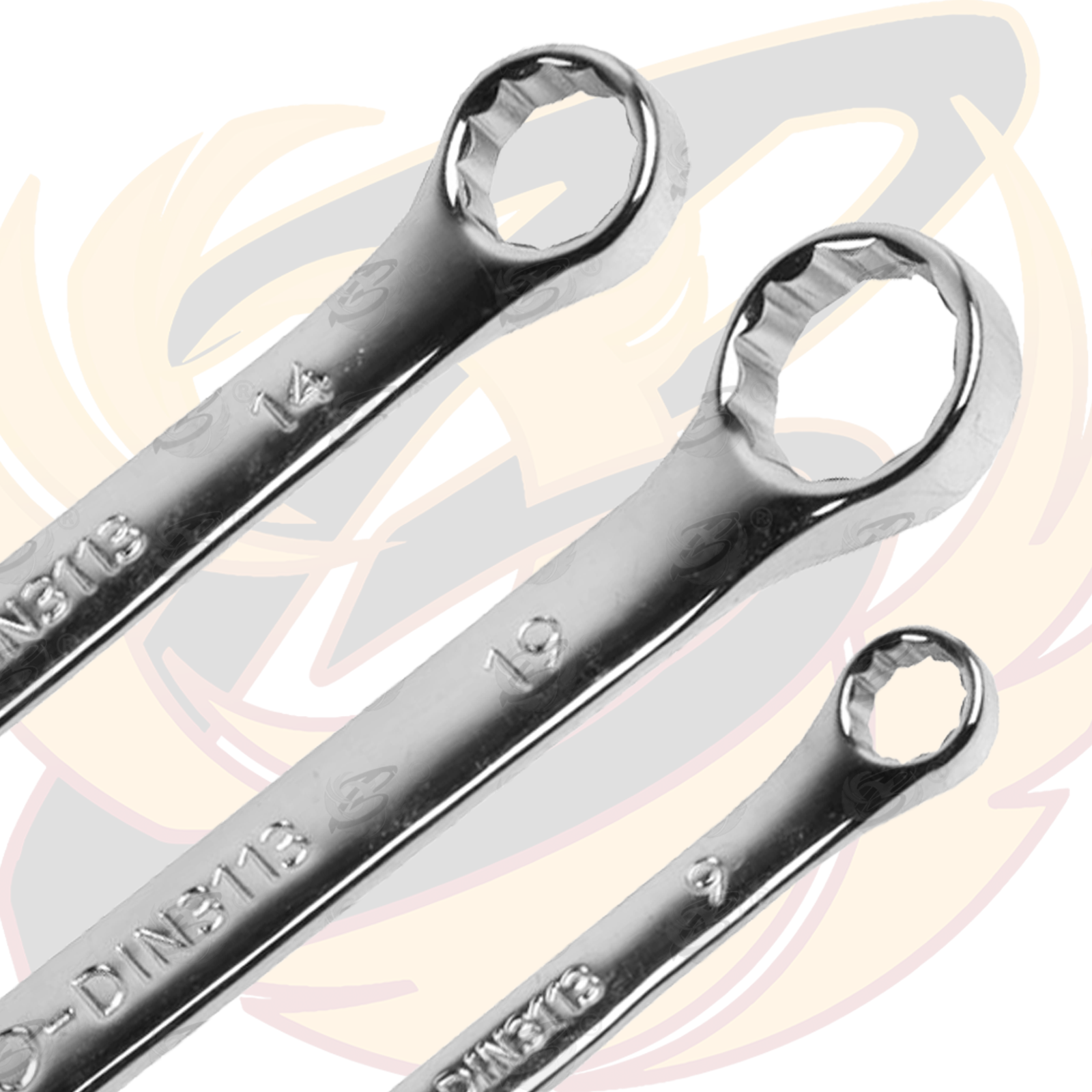 US Pro 32 Piece Combination Spanners Metric / Sae - Foam Tray ( 2275 )