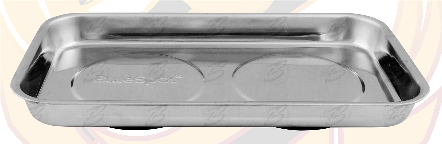 BlueSpot 9" Stainless Steel Double Magnetic Parts Tray ( 07651 )