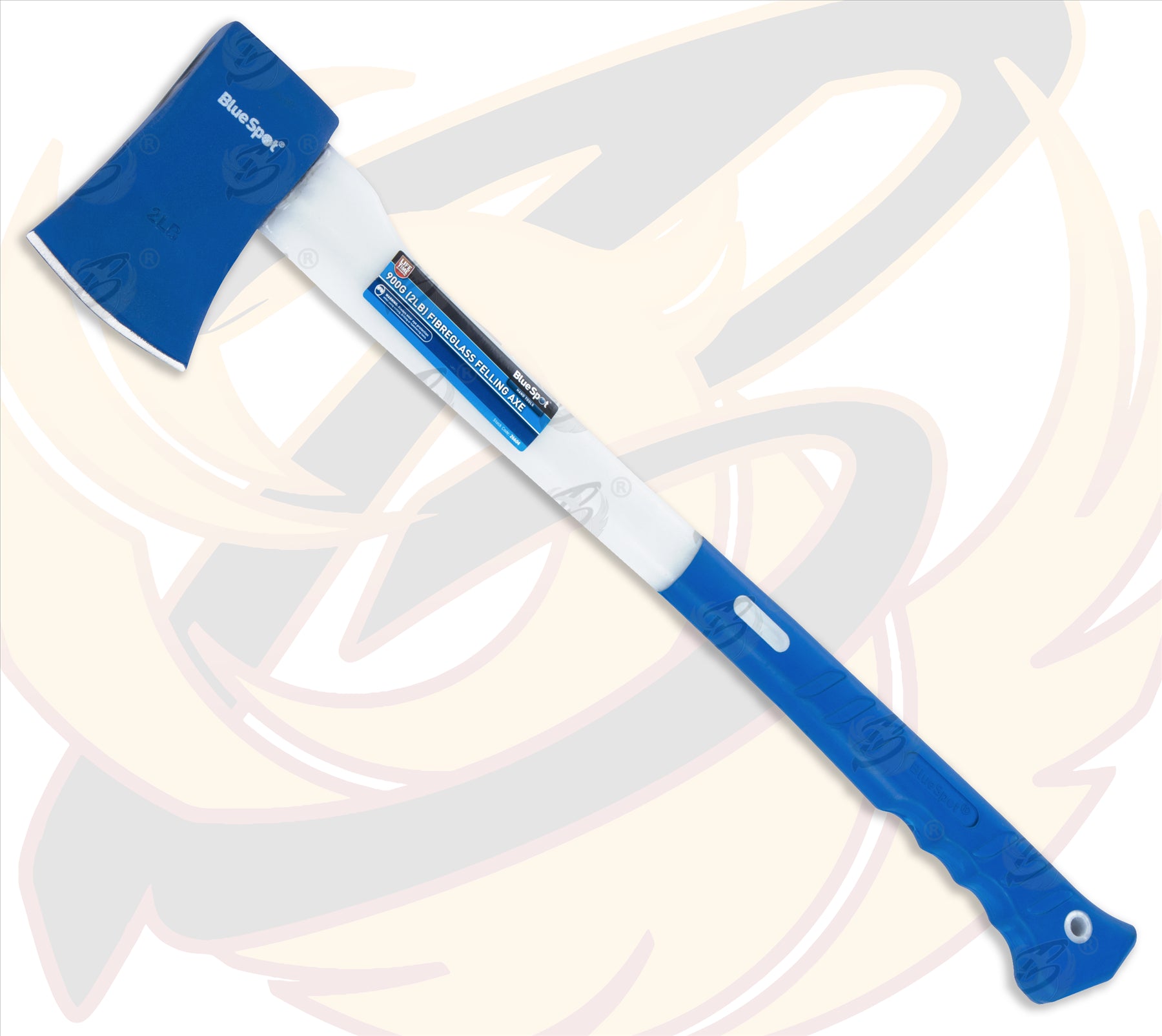 BLUESPOT 0.9KG ( 2LB ) FIBREGLASS FELLING AXE