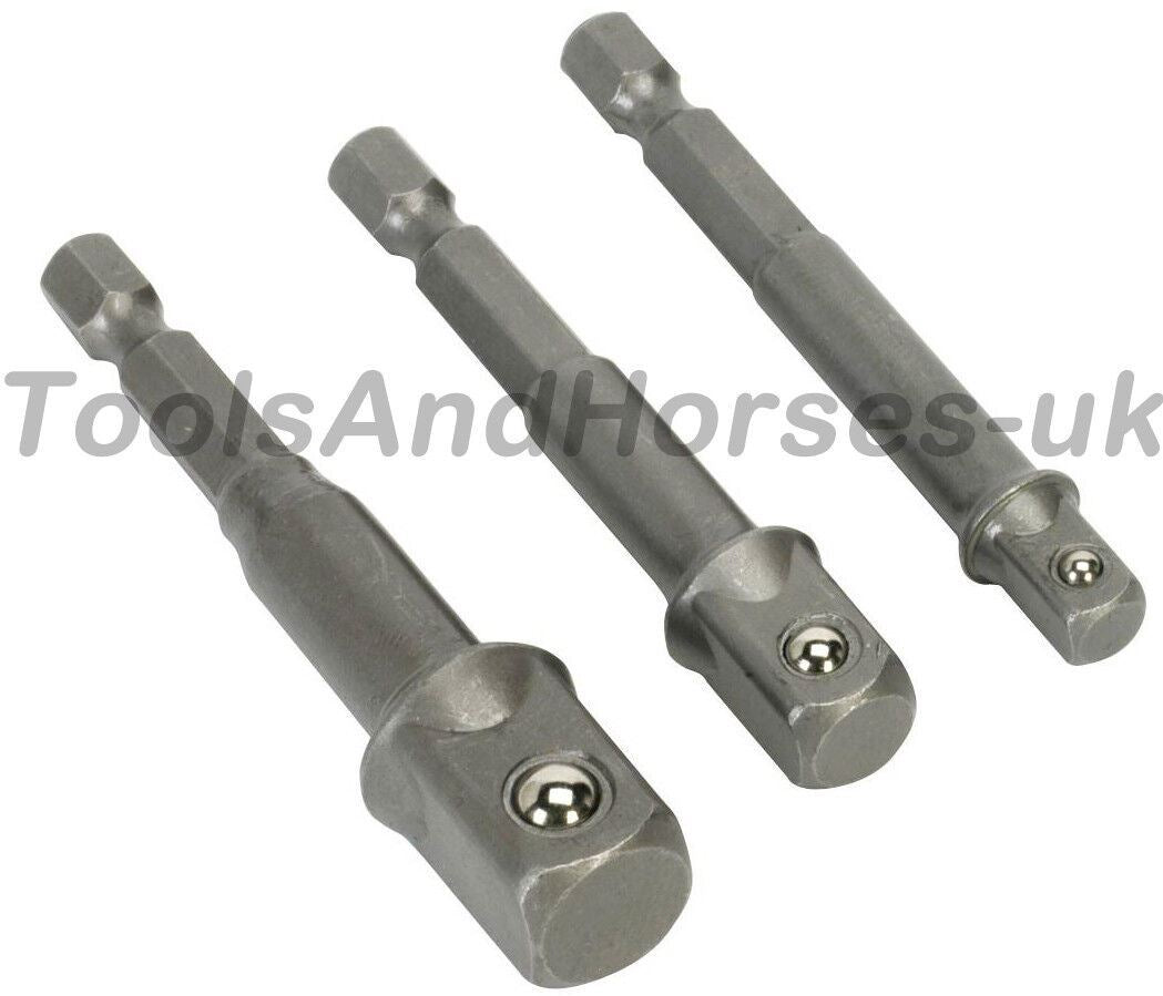 BlueSpot 3 Piece Drill Socket Adaptors 14108
