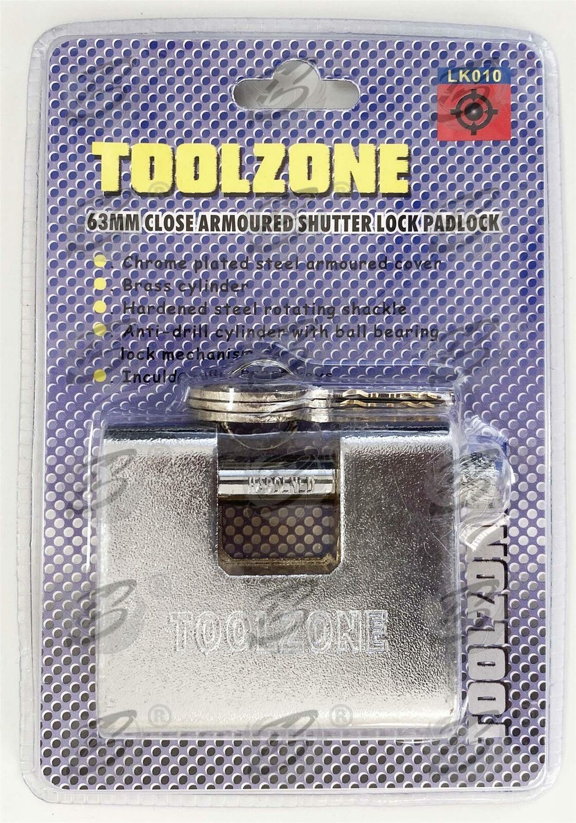 TOOLZONE 63MM SHUTTER "C" TYPE / CONTAINER PADLOCK