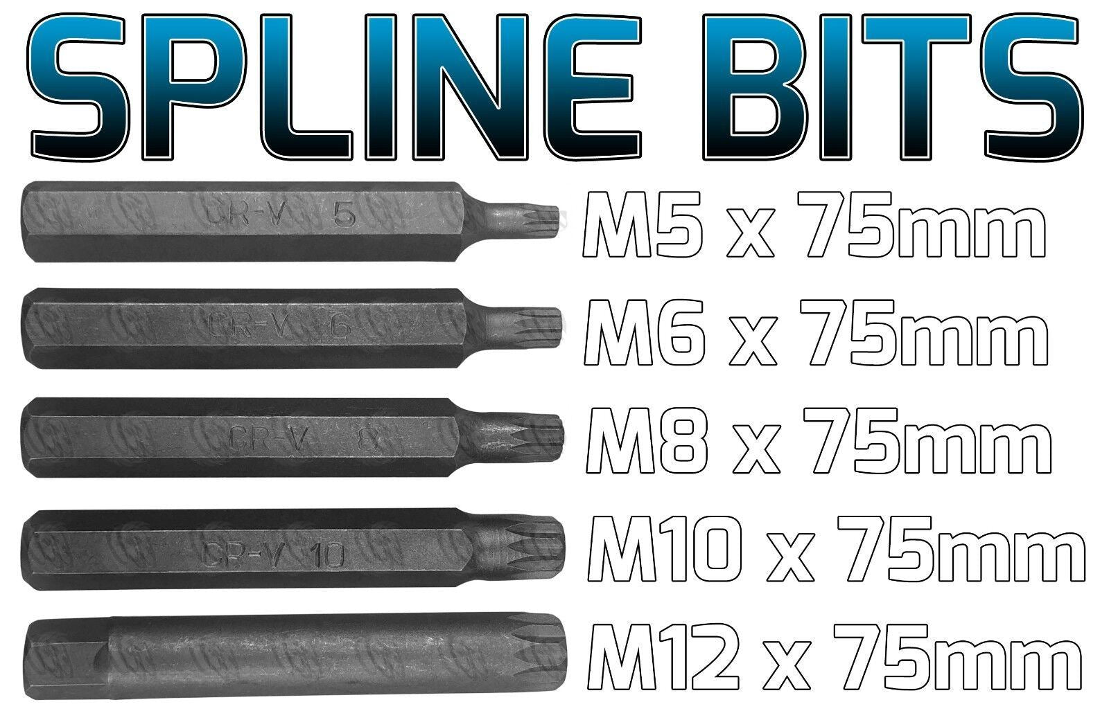 US Pro 40 Piece Hex - Torx - Spline Bit Sockets  2200