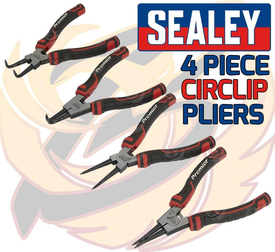Sealey 4 Piece 7" Circlip Pliers ( AK8457 )