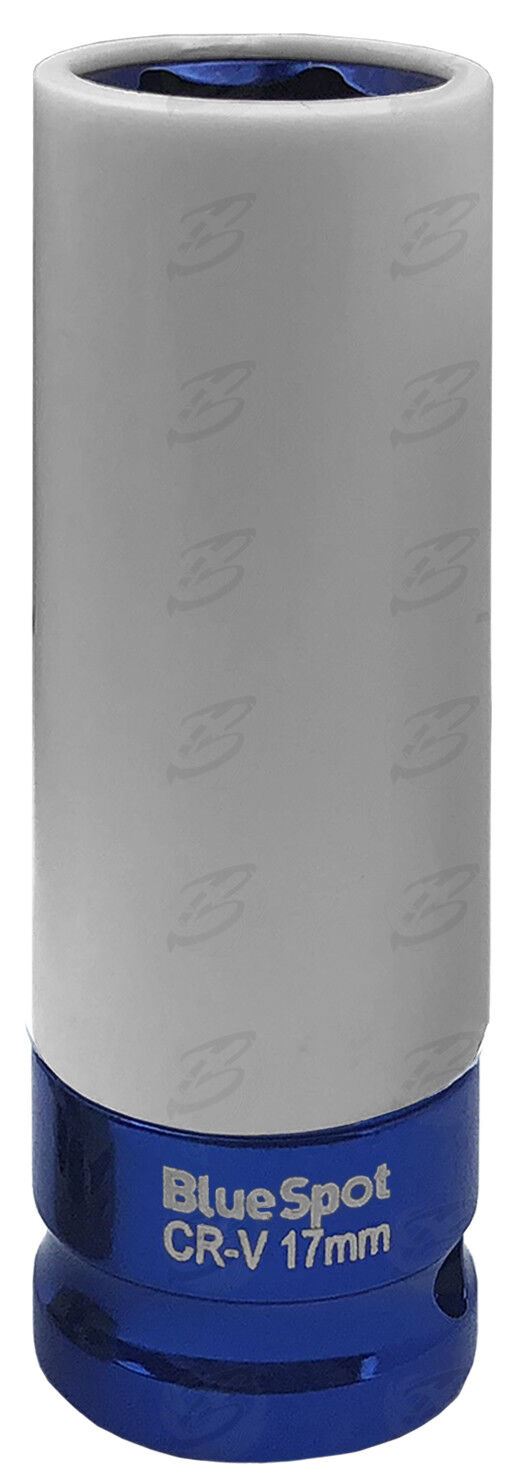 BlueSpot 3 Piece 1/2" Drive 6 Point Alloy Wheel Nut Sockets 17mm - 19mm - 21mm ( 01545 )