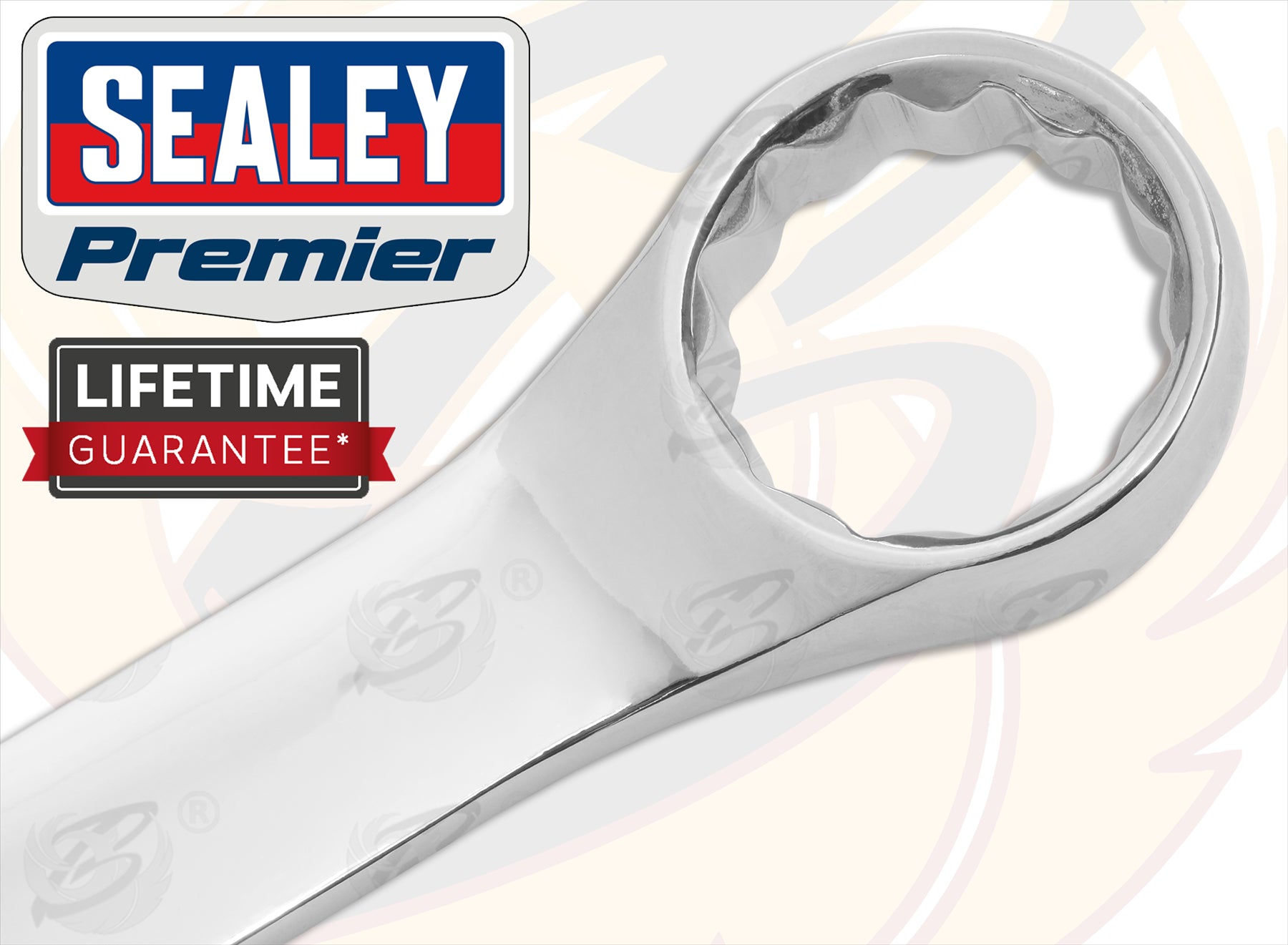 SEALEY 12PCS COMBINATION SPANNER SET ( OEPN & RING END ) ( 8MM - 19MM )