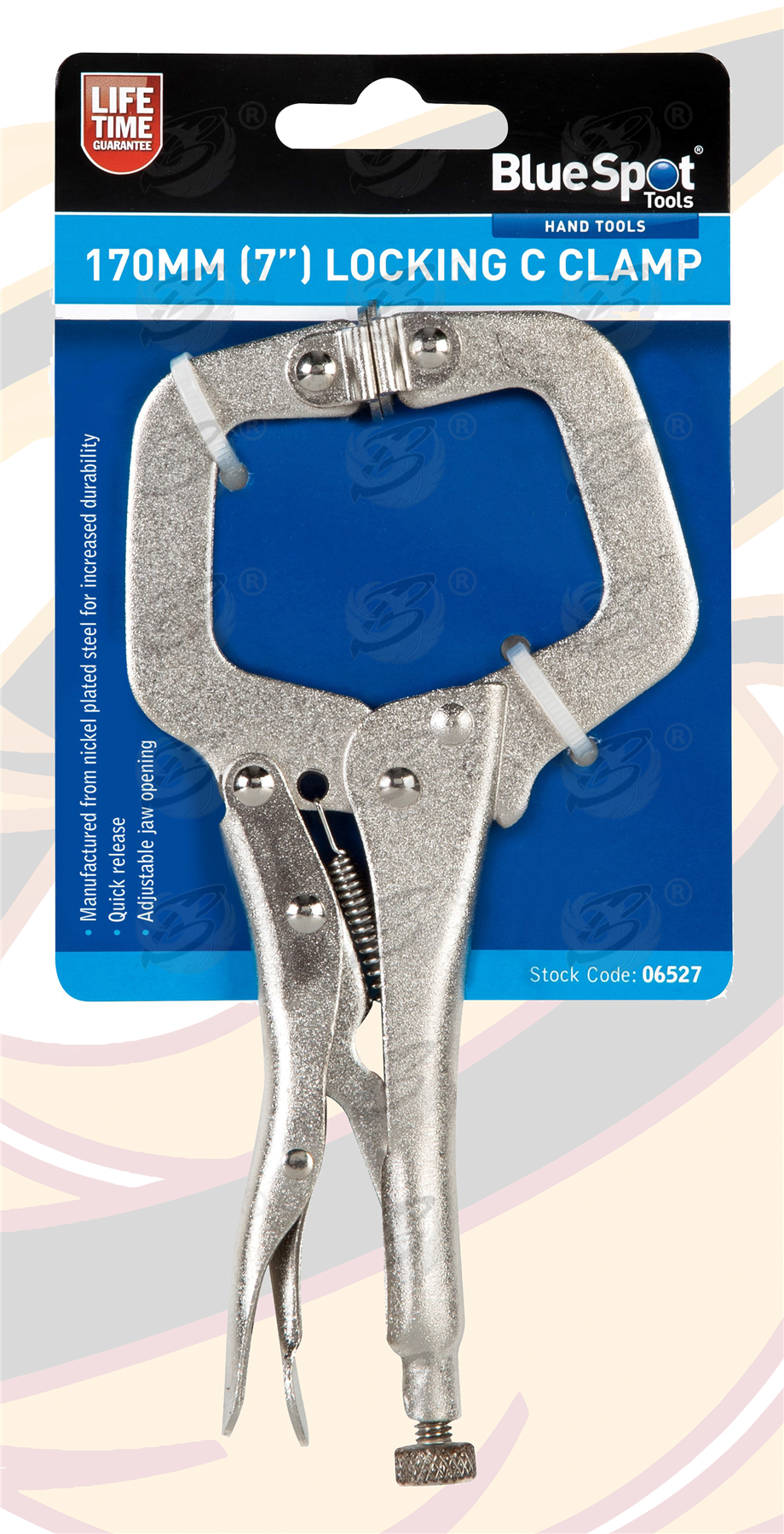 BlueSpot 170mm (7") Locking C Clamp ( 06527 )