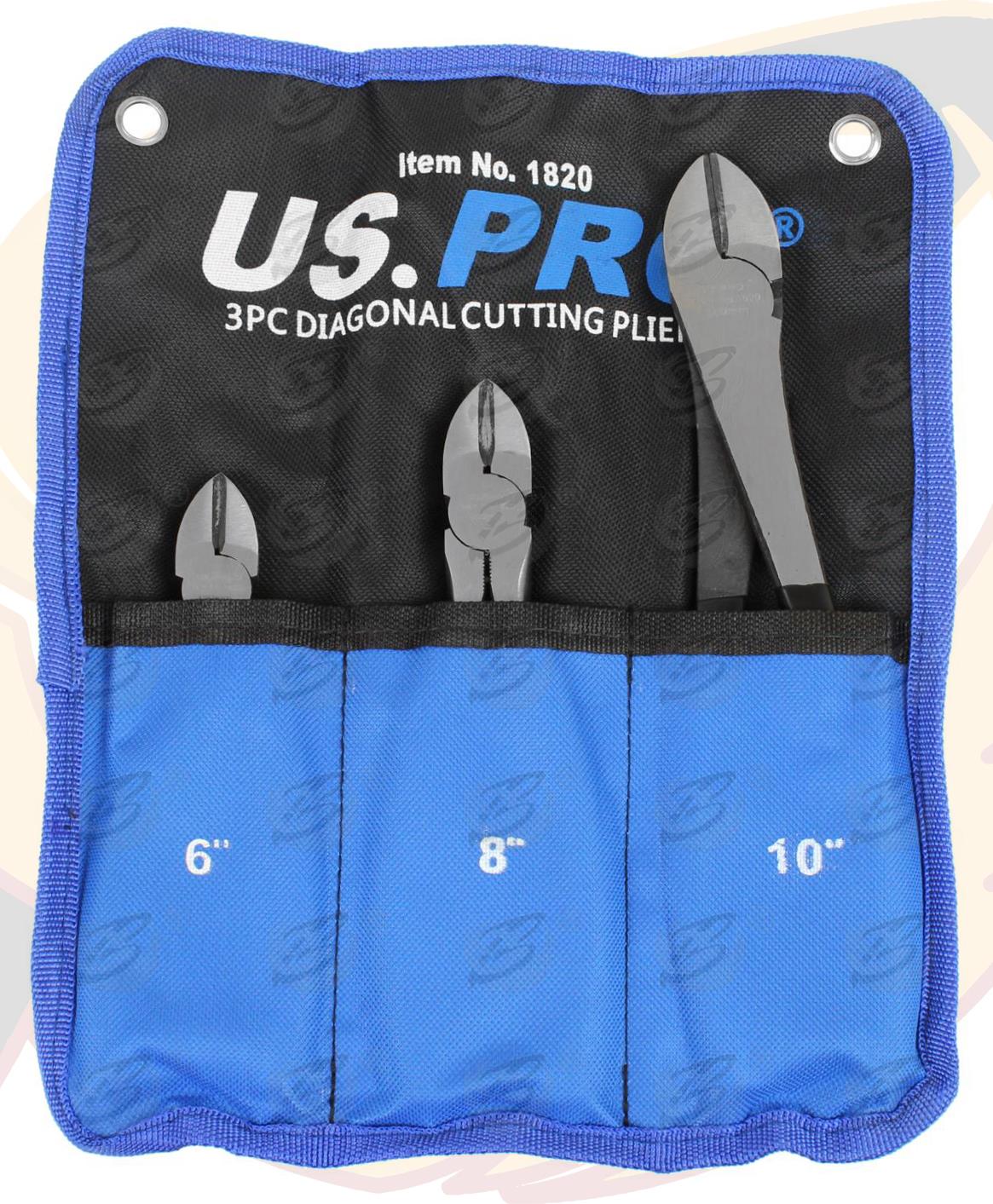 US PRO 3PCS SIDE CUTTING PLIERS