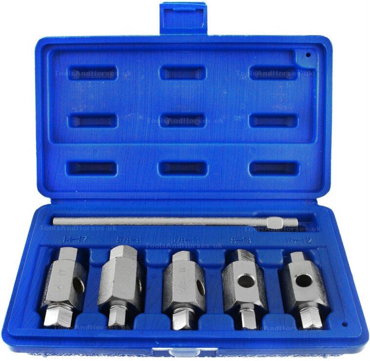 US Pro 6 Piece Double Ended Drain Plug Key Set 3231