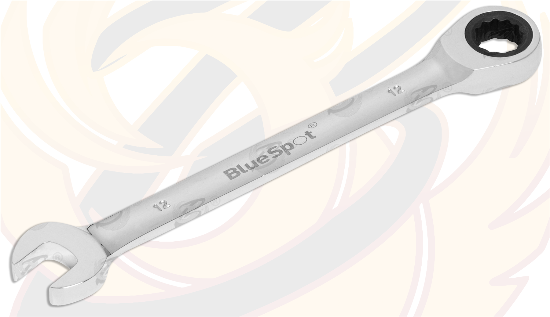 BlueSpot 12mm 72 Tooth Ratchet Spanner ( Single ) 05103