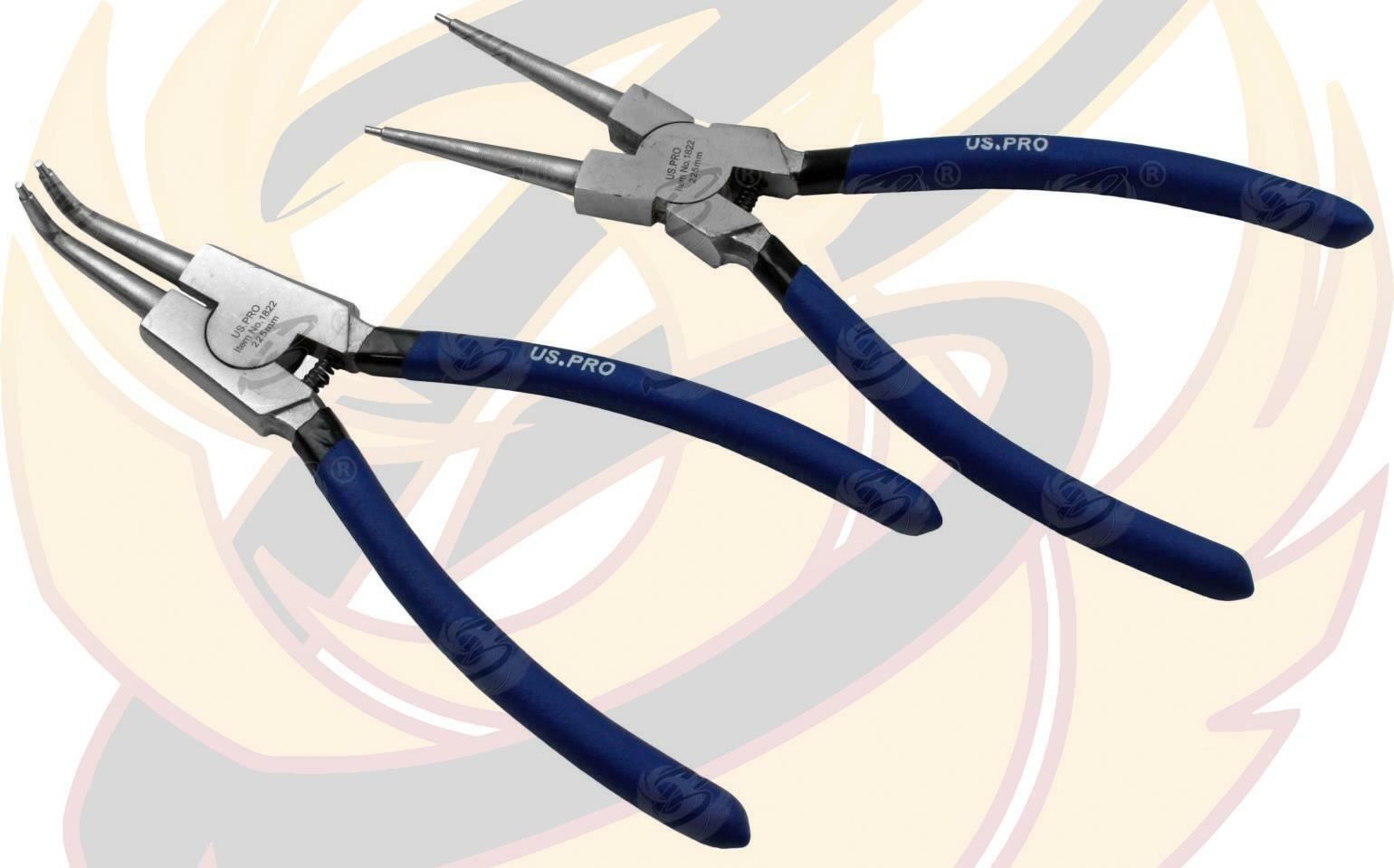 US PRO 4PCS 9" NI-FE CIRCLIP PLIERS