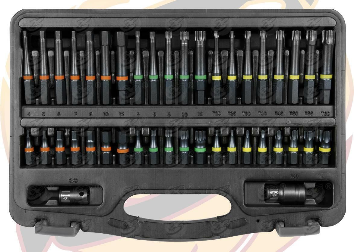 Sealey 42 Piece 3/8" & 1/2" Drive Impact Hex & Torx & Spline Bit Sockets ( AK21901 )