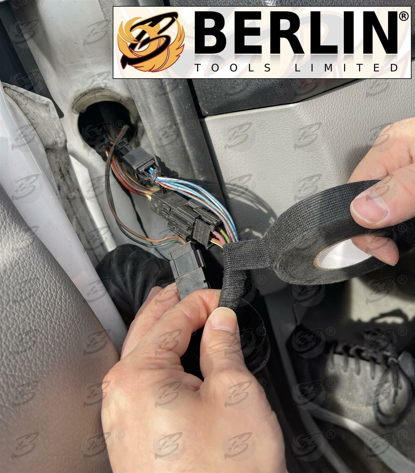 US PRO WIRING LOOM CLOTH TAPE 19MM