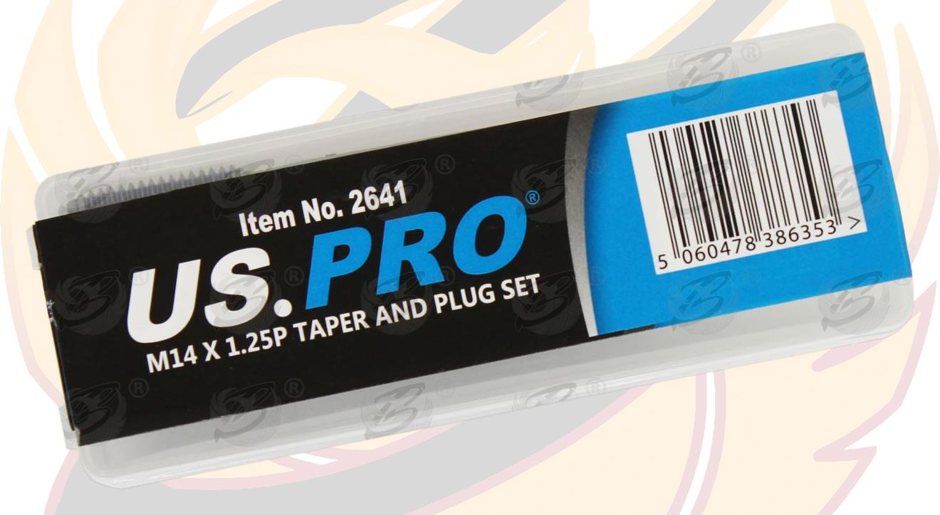 US PRO M14 x 1.25P TAPER & PLUG SET