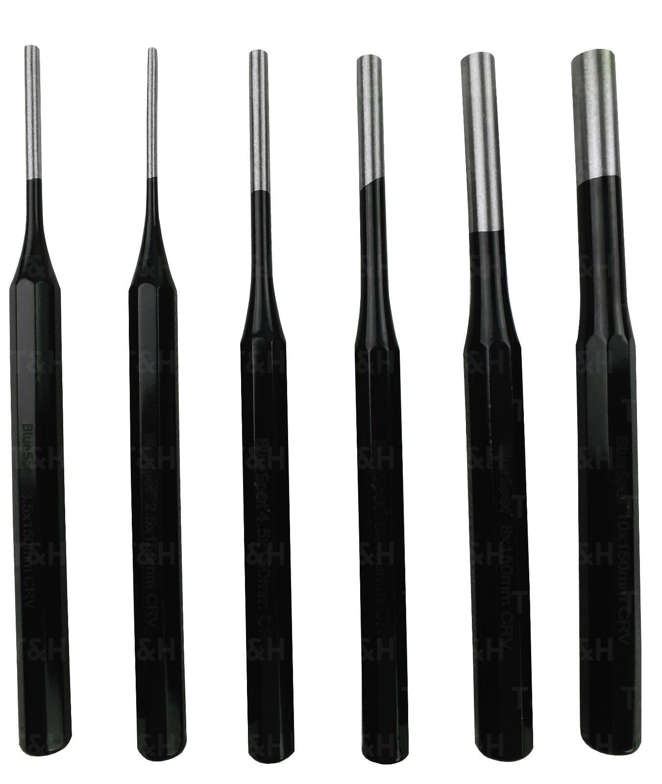 BlueSpot 6 Piece Pin Punch Set 22443