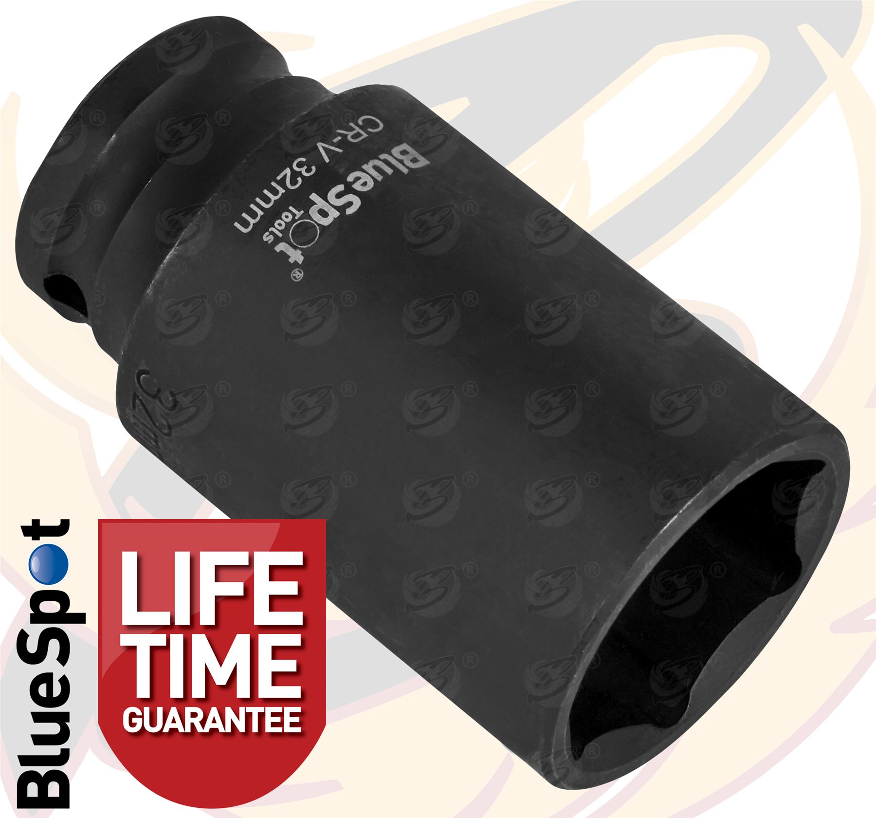 BlueSpot 32mm 1/2" Drive 6 Point Deep Impact Socket ( Single ) ( 01670 )