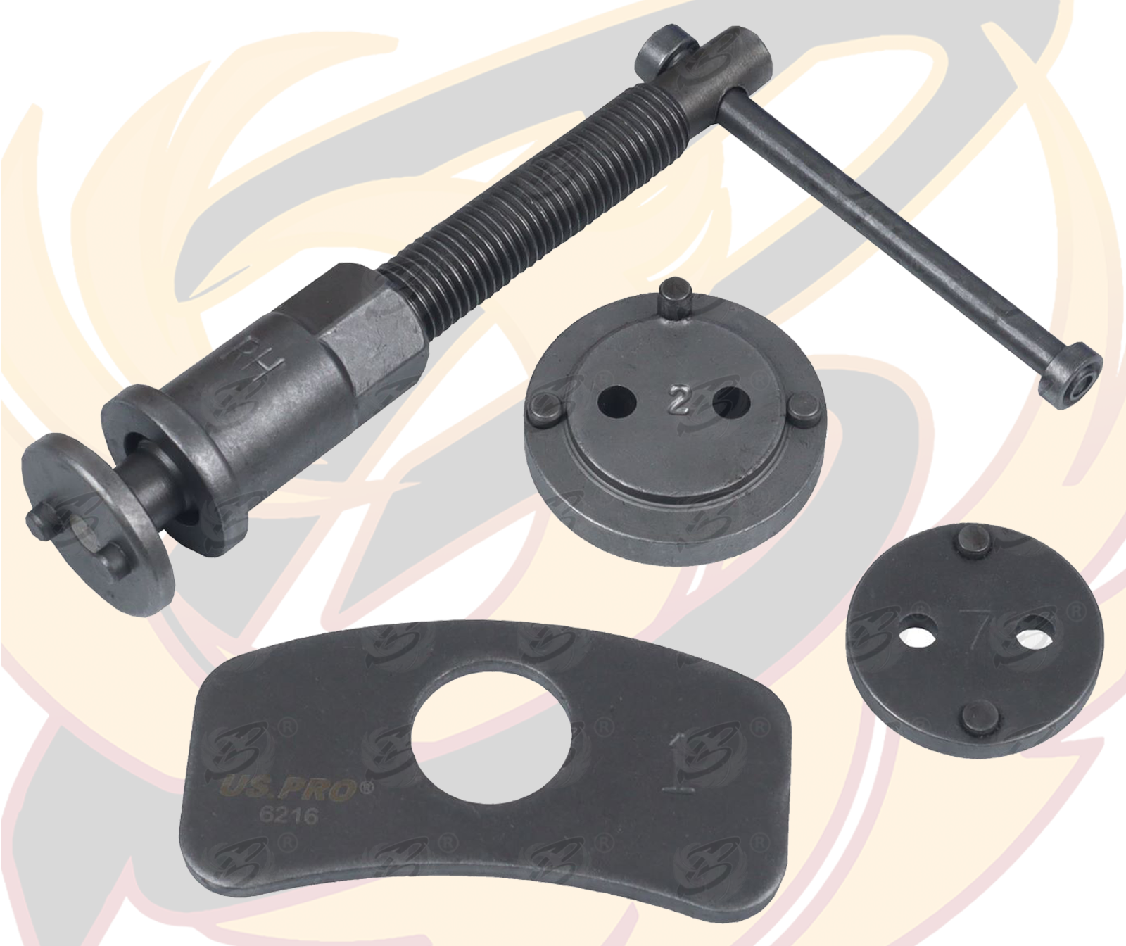 US Pro 22 Piece Universal Caliper Wind Back Kit ( 6216 )