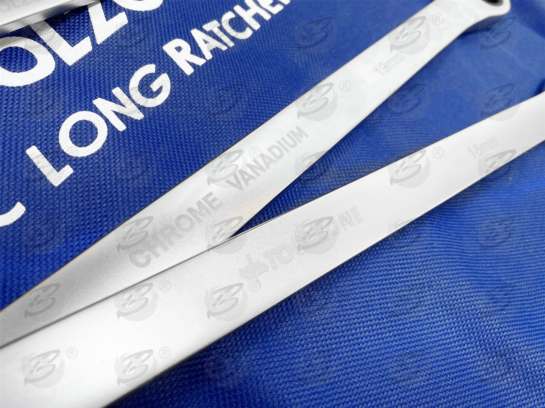 Toolzone 10 Piece Single Ring Extra Long Ratchet Aviation Spanners 8mm - 10mm ( SP194 )