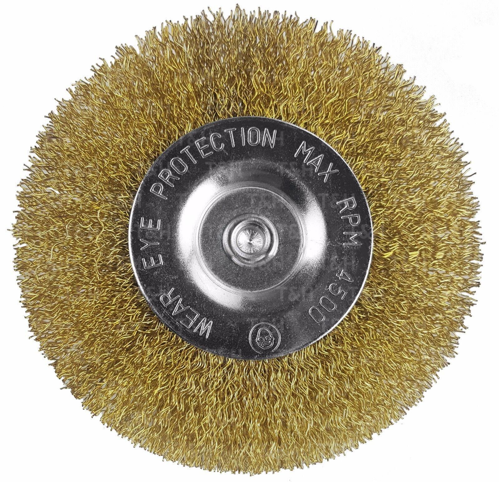 Toolzone 100mm Flat Wire Wheel  DR169_FLAT_100MM