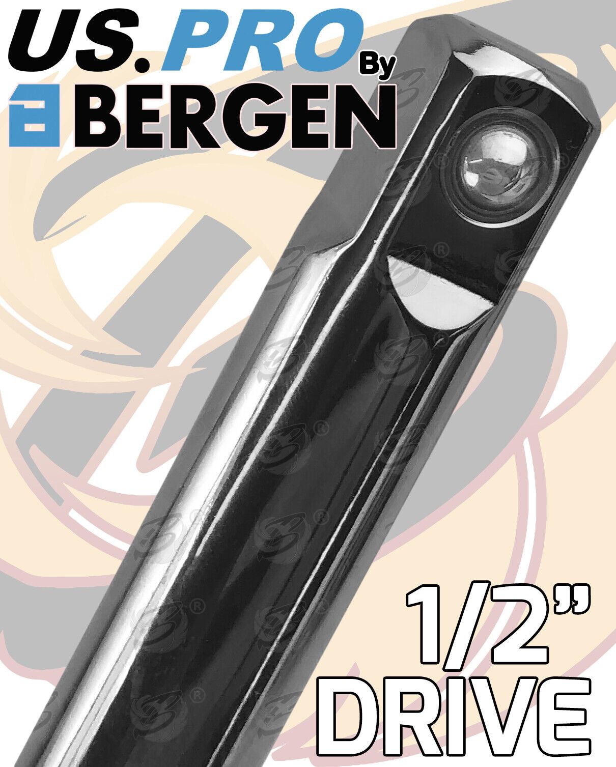 US Pro 3 Piece 1/2" Drive Extension Bars 75mm - 250mm  4141