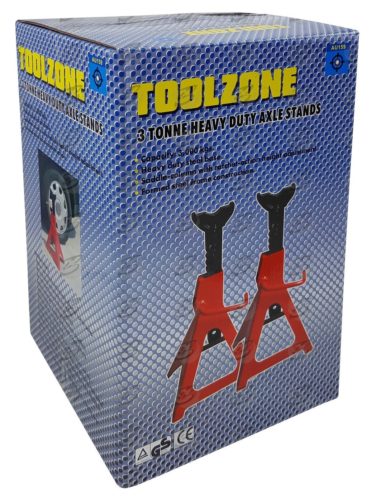TOOLZONE 3 TON AXLE STANDS