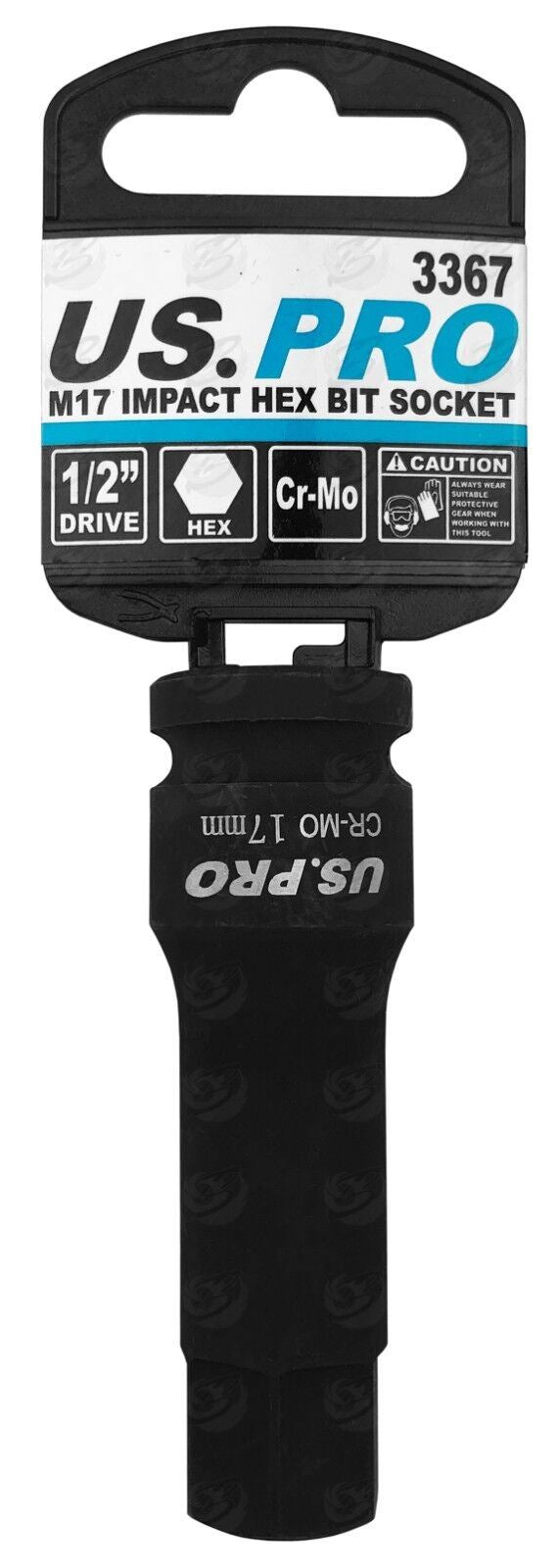 US Pro H17 1/2" Drive 78mm Long Impact Hex Bit Socket ( Single )  3367