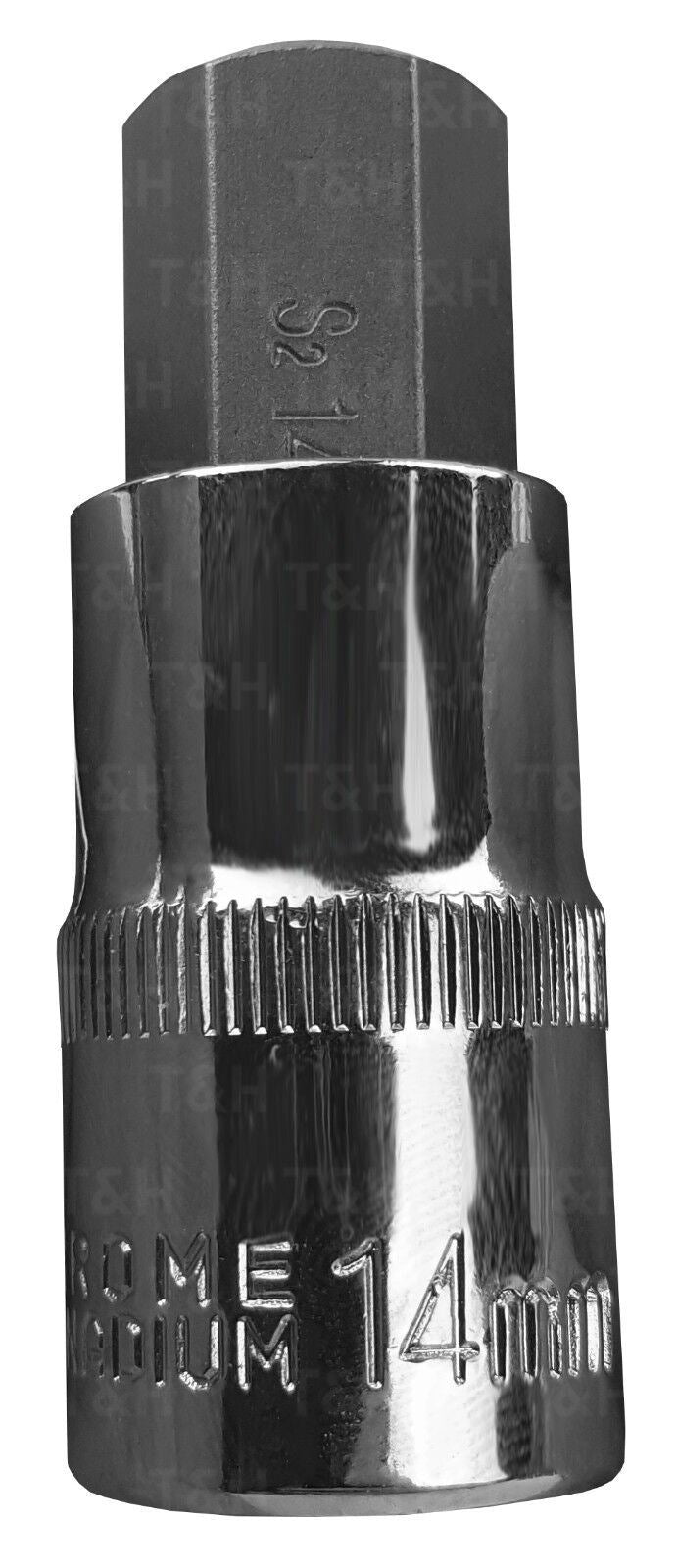 US Pro H14 1/2" Drive 55mm Long Hex Bit Socket ( Single )  3395