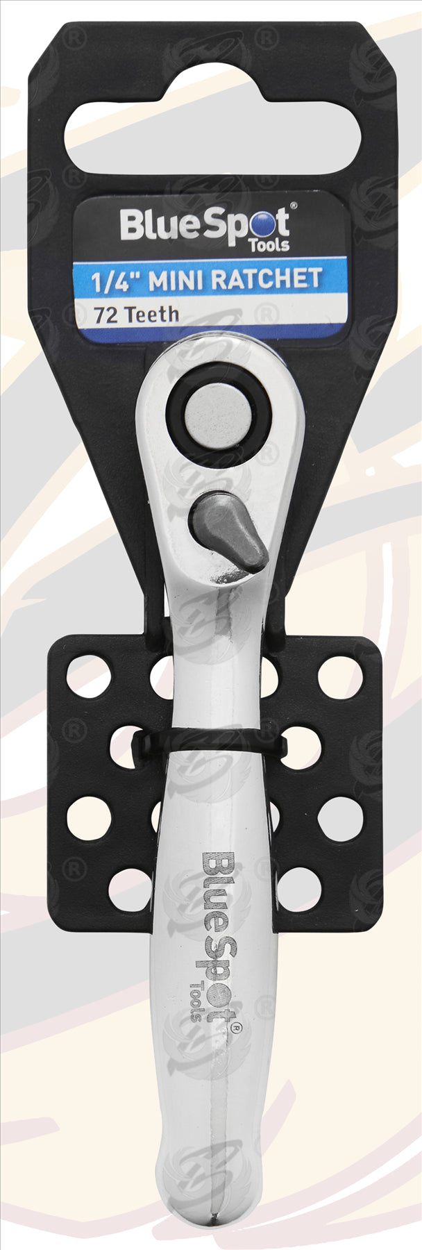 BLUESPOT MINI 1/4" DRIVE 72 TOOTH RATCHET HANDLE