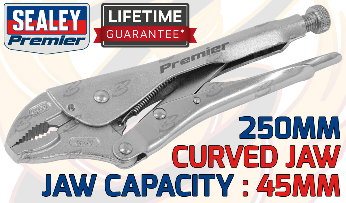 SEALEY 3PCS LOCKING PLIER SET
