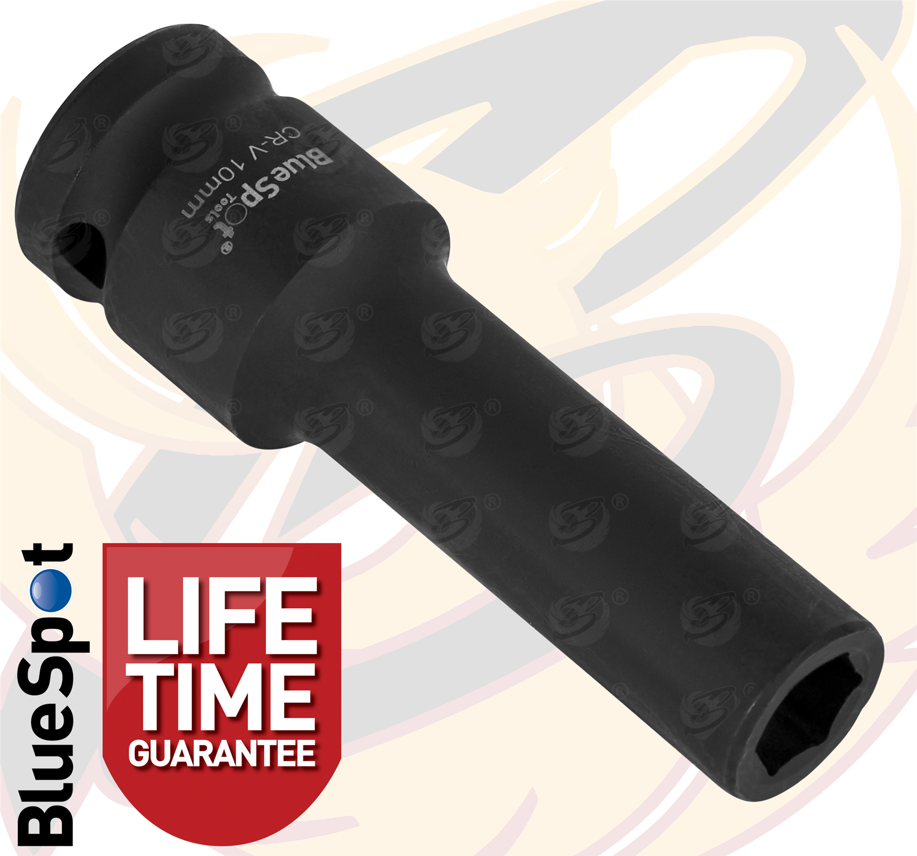 BlueSpot 10mm 1/2" Drive 6 Point Deep Impact Socket ( Single ) ( 01653 )