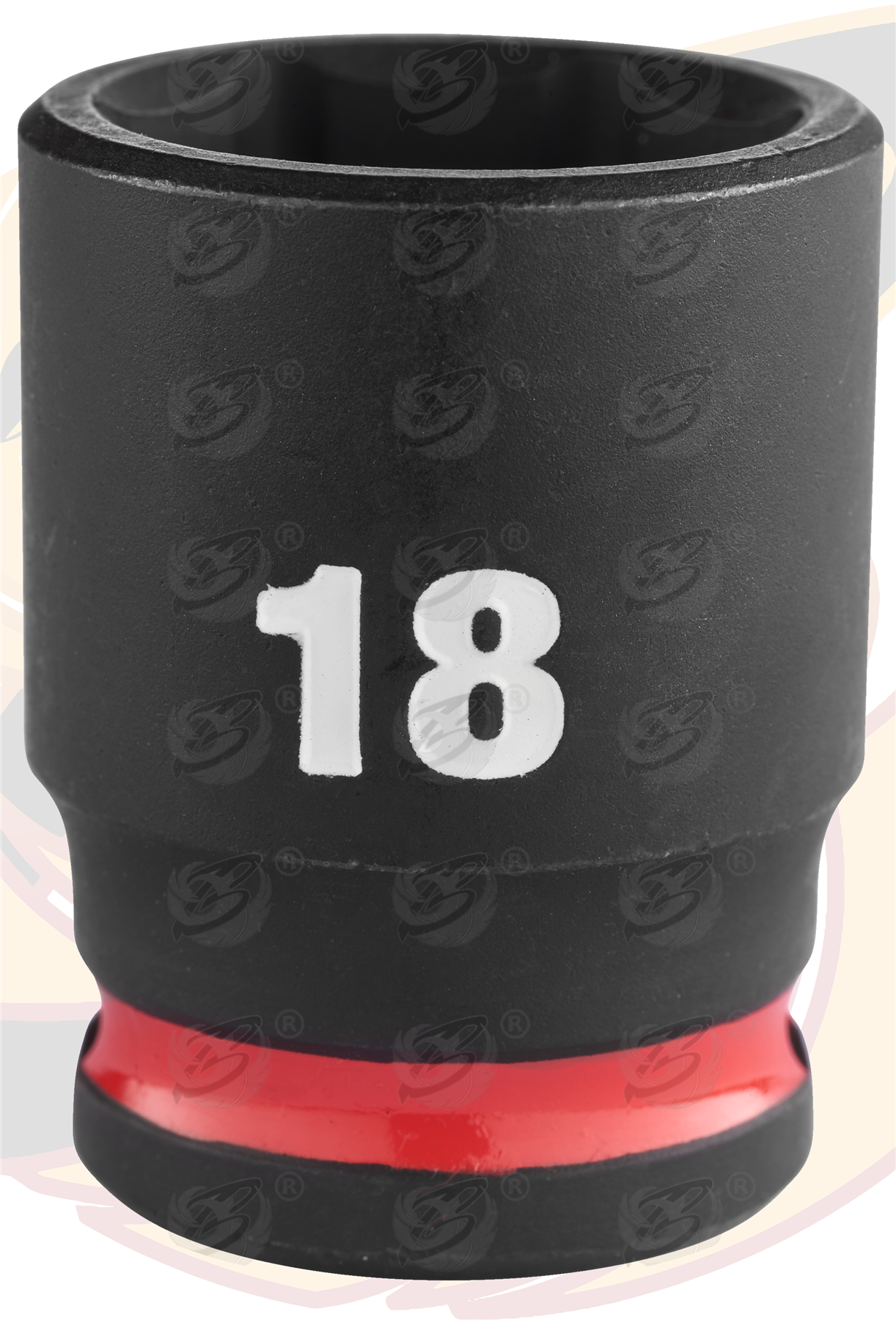 Milwaukee 18mm 3/8" Drive 6 Point Shallow Impact Socket ( Single ) ( 4932480275 )