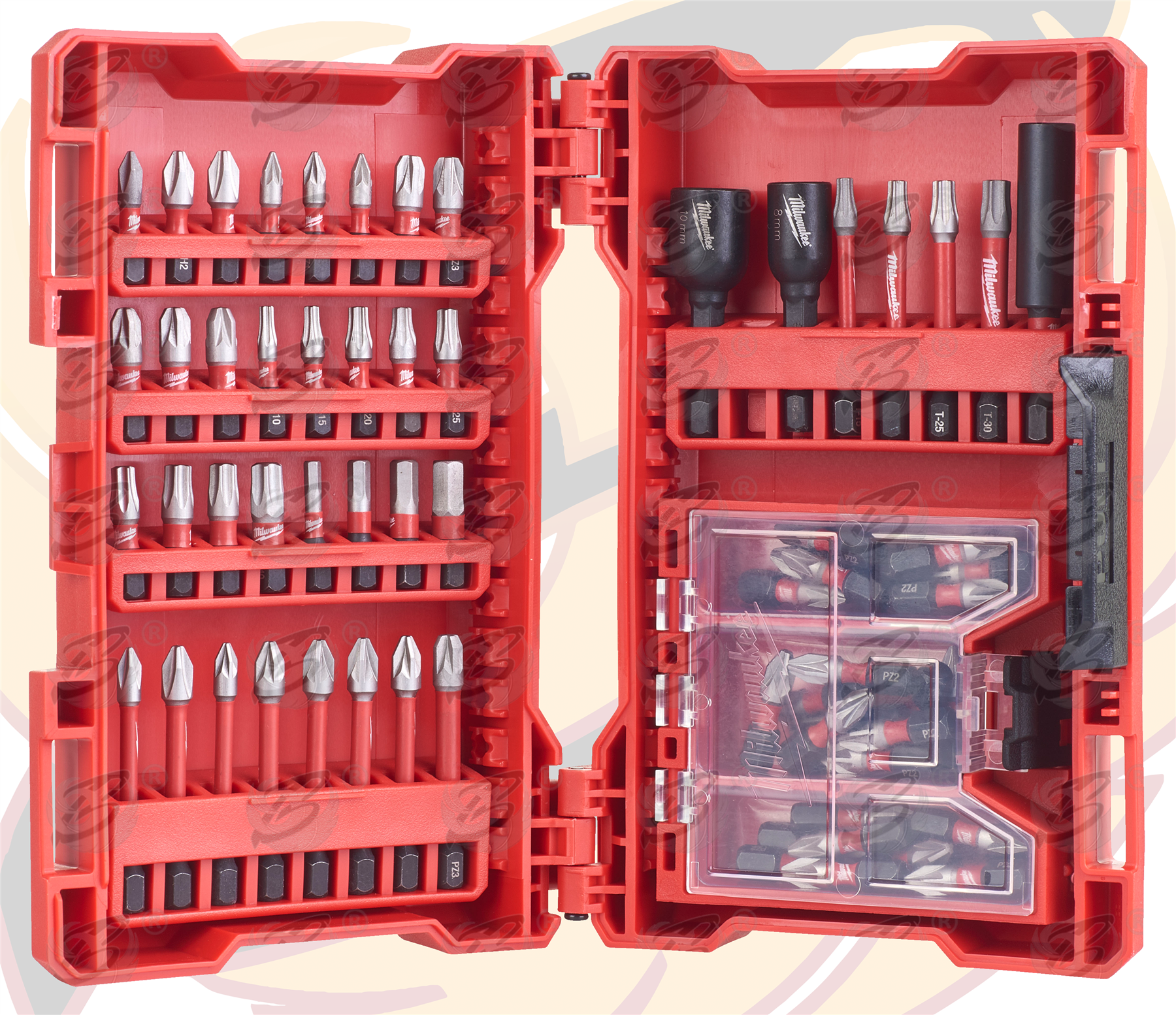 Milwaukee 70 Piece Impact Drill / Driver Bit Set ( Shockwave Impact Duty ) ( 4932471587 )