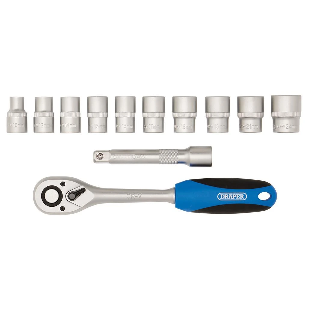 Draper 12 Piece 1/2" Drive Metric Set  16374