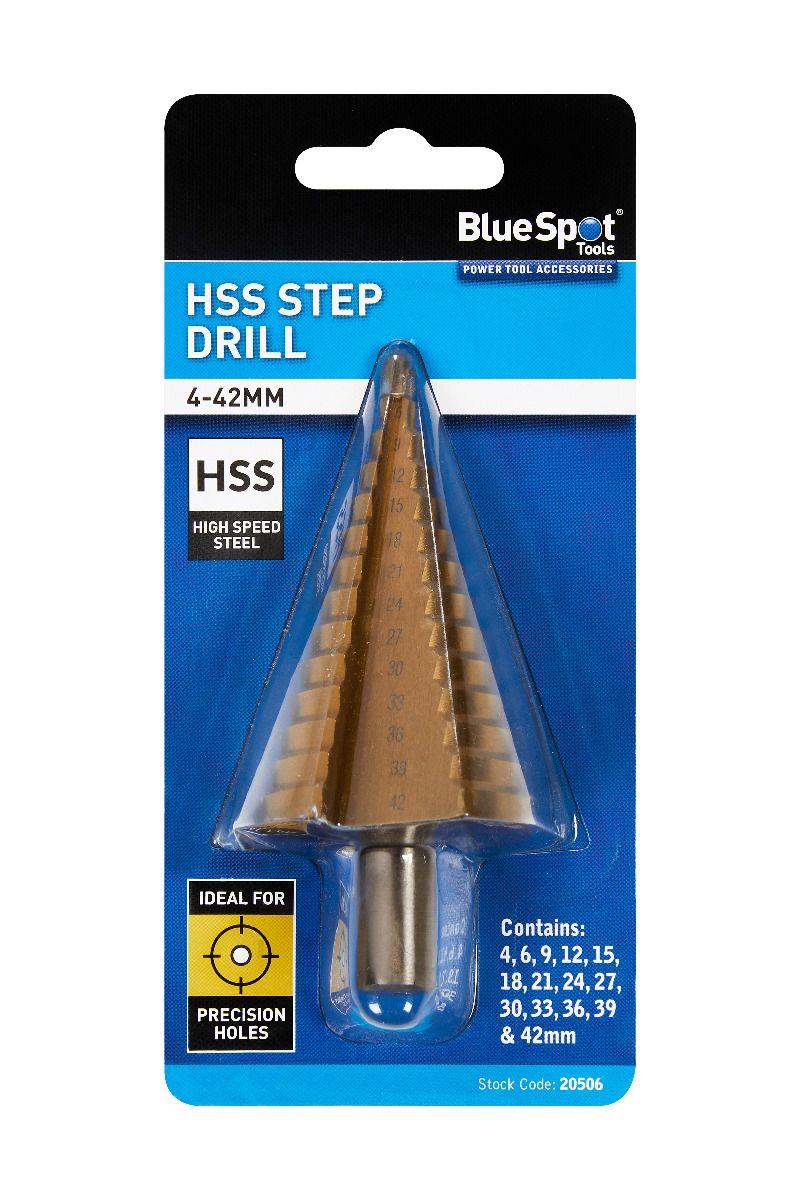BlueSpot HSS Step Drill 4mm - 42mm ( 20506 )