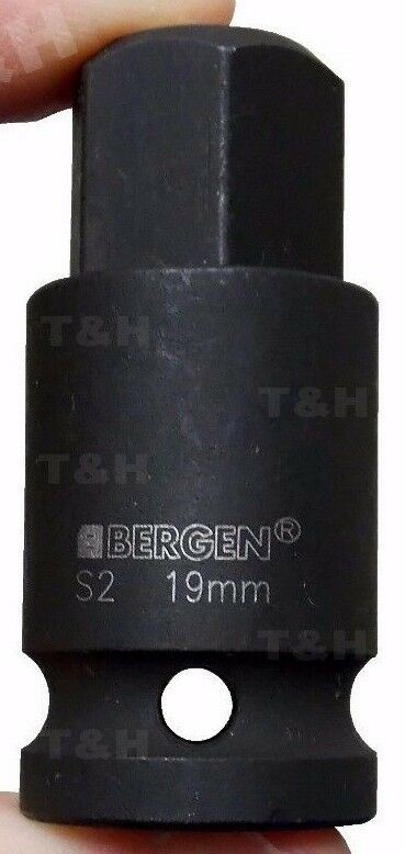 US PRO 10PCS 1/2" DRIVE IMPACT HEX BIT SOCKETS H4 - H19