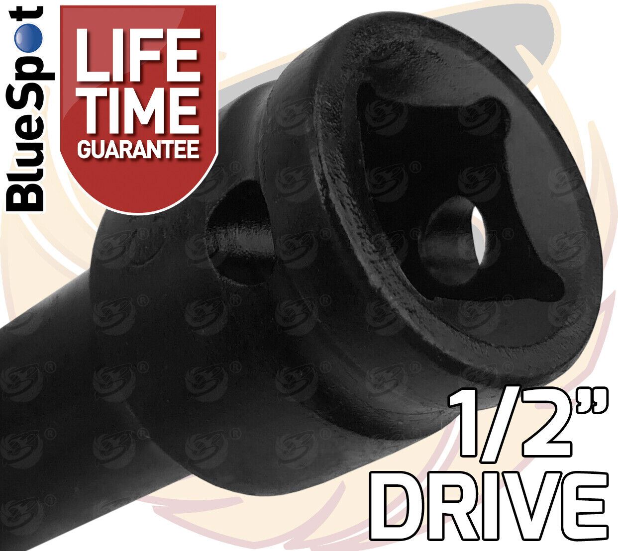 BlueSpot 6 Piece 1/2" Drive Impact Spline Bit Sockets M14 - M18 ( 01532 )