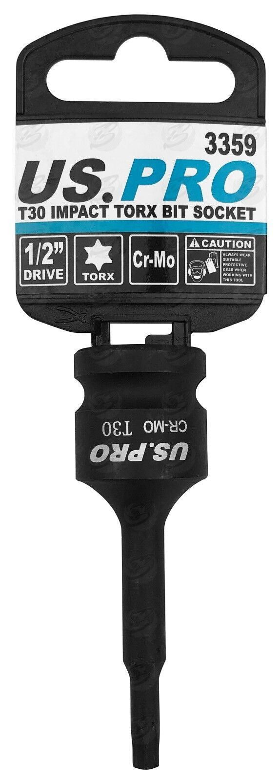 US PRO T30 1/2" DRIVE 78MM LONG IMPACT TORX BIT SOCKET ( SINGLE )