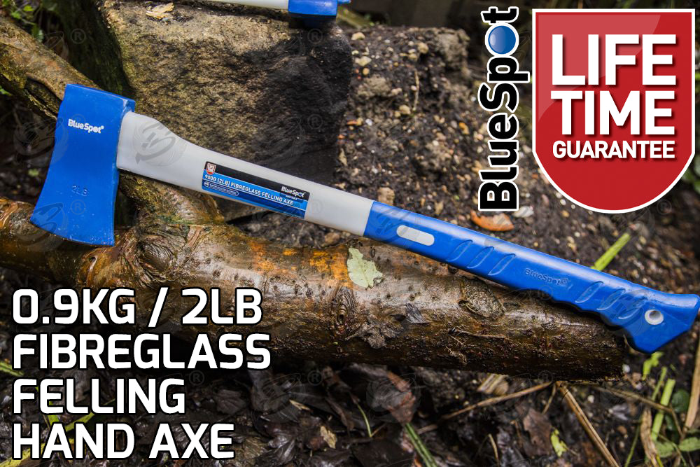 BLUESPOT 0.9KG ( 2LB ) FIBREGLASS FELLING AXE