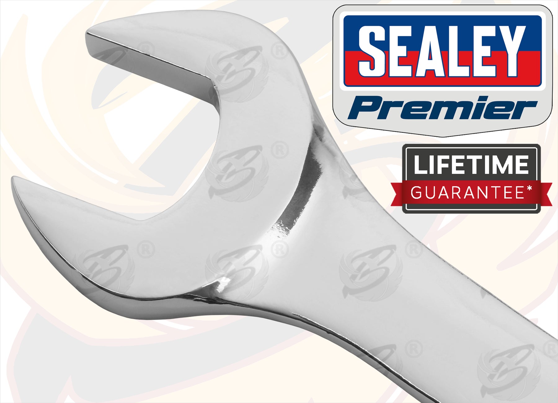 SEALEY 12PCS COMBINATION SPANNER SET ( OEPN & RING END ) ( 8MM - 19MM )