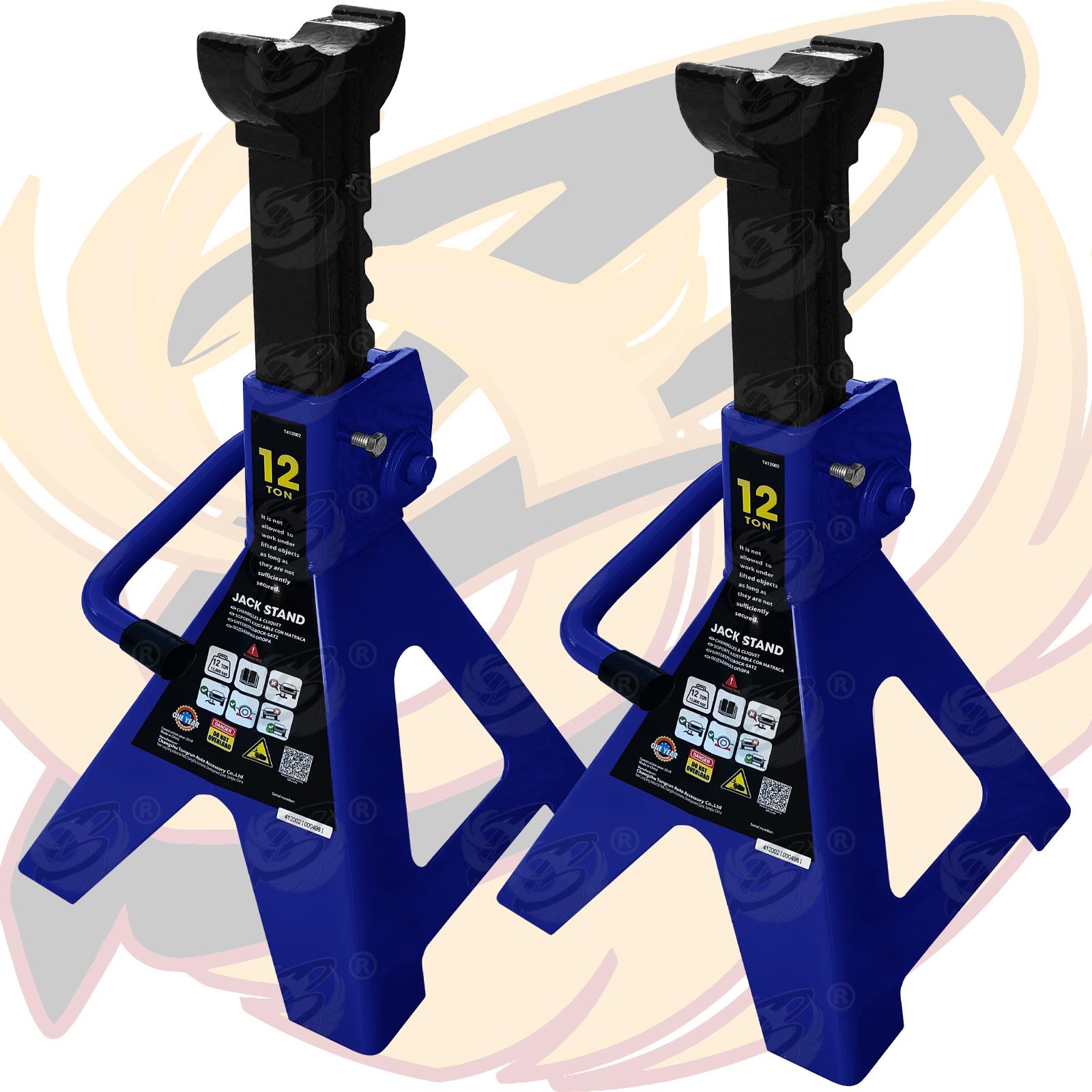 TOOLZONE 12 TON HEAVY DUTY AXLE STANDS