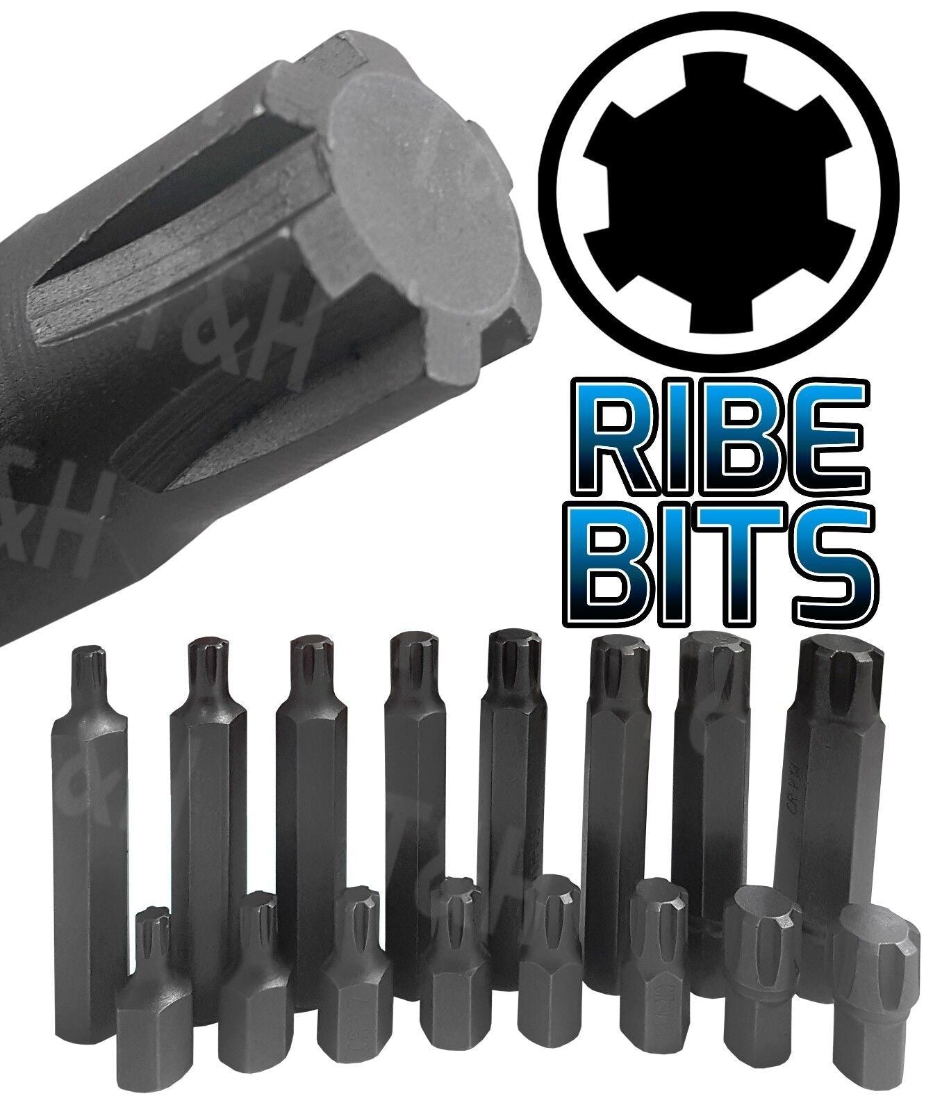 US PRO 75PCS HEX - TORX - SPLINE - RIBE - TAMPERPROOF TORX BIT SOCKETS