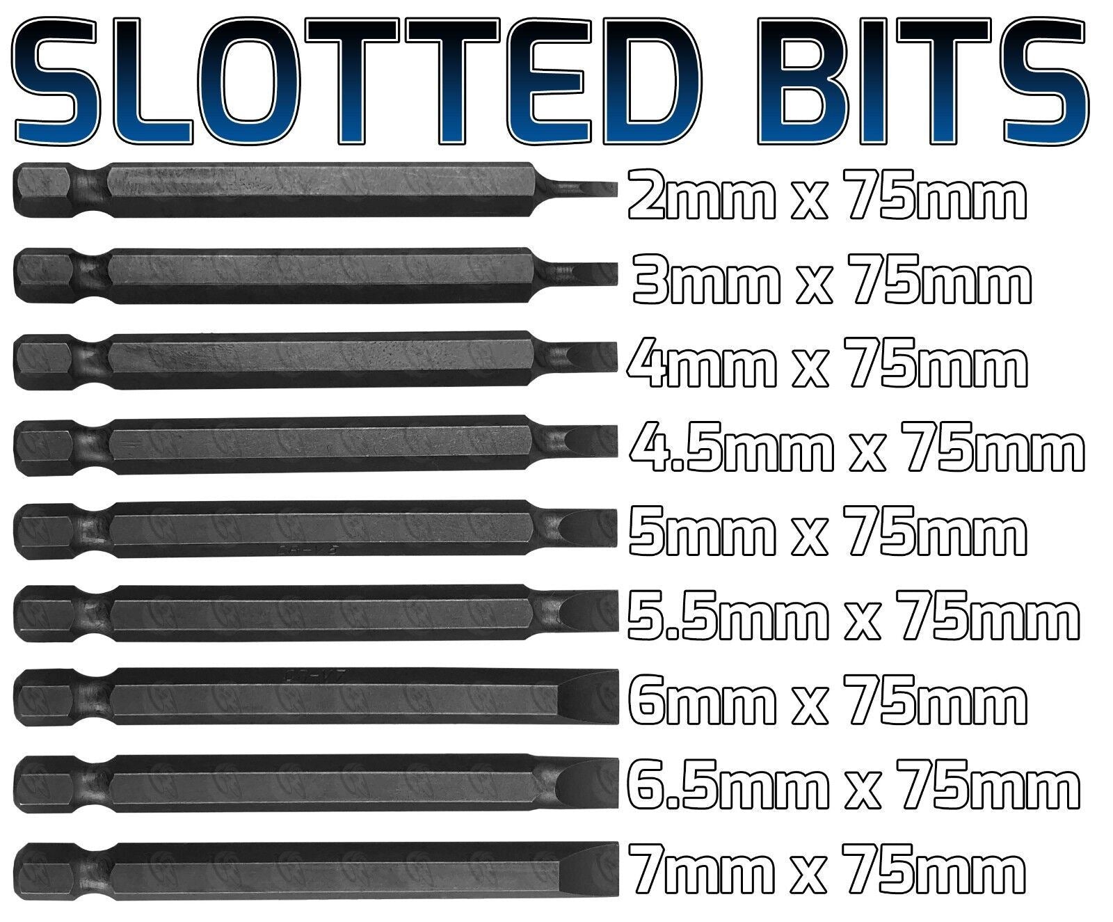 BLUESPOT 36CS 75MM POWER BIT SET