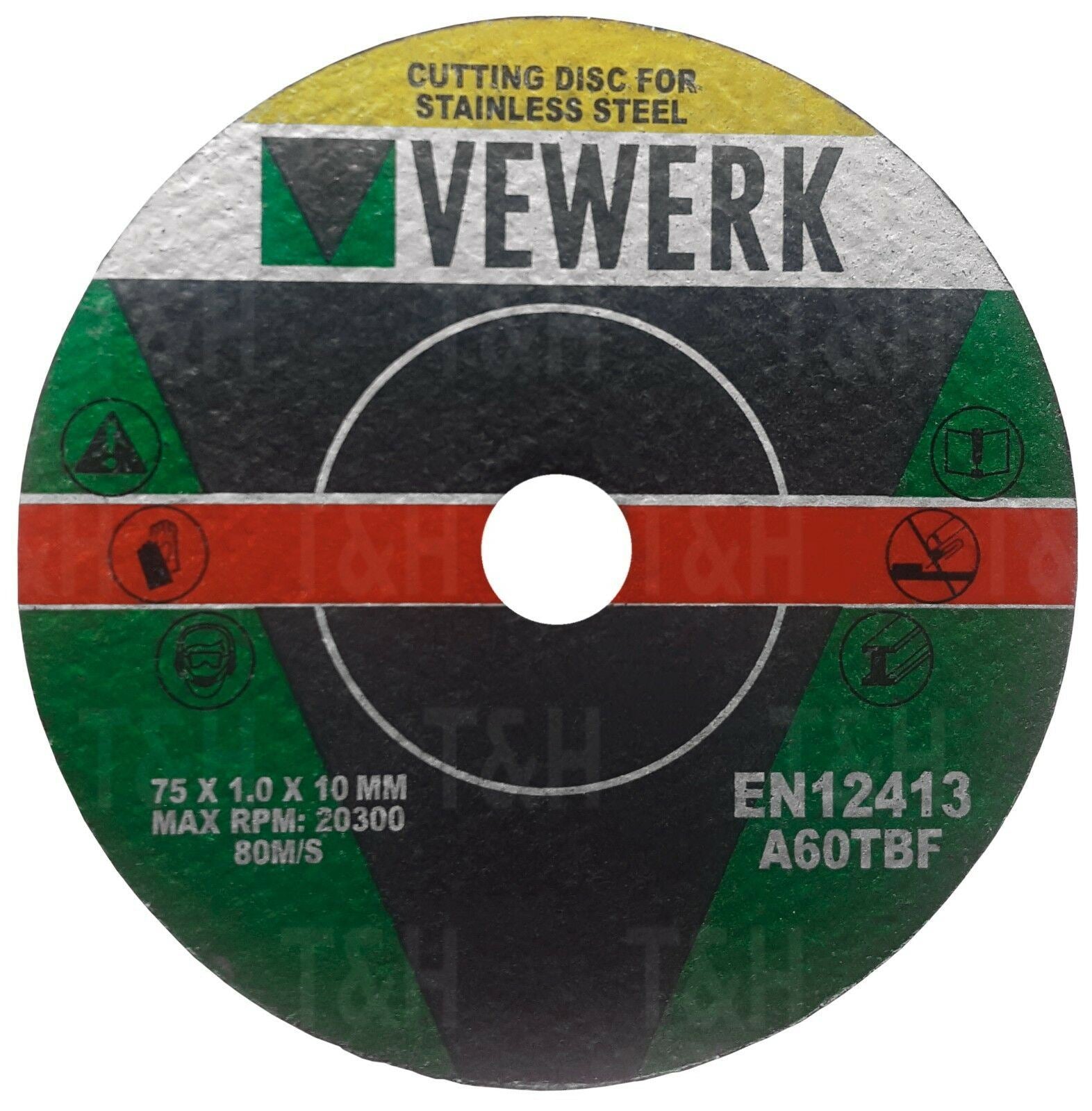 VEWERK 3" x 1MM METAL CUTTING DISC