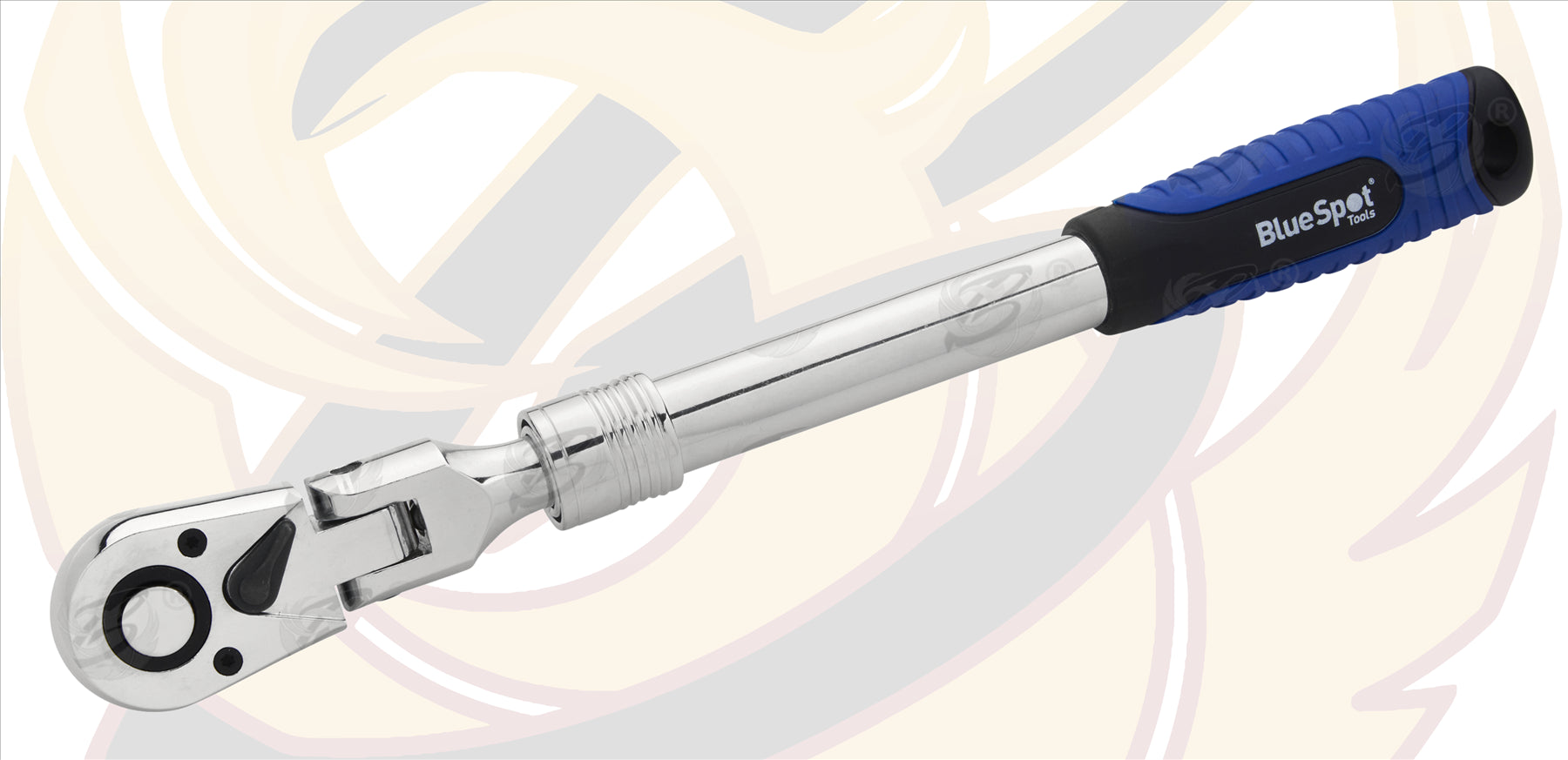BLUESPOT 1/2" DRIVE 72 TOOTH EXTENDABLE FLEXIBLE RATCHET HANDLE ( 350MM - 490MM )