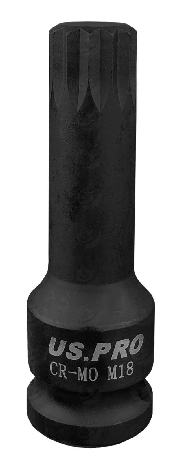 US PRO M18 1/2" DRIVE 78MM LONG IMPACT SPLINE BIT SOCKET ( SINGLE )