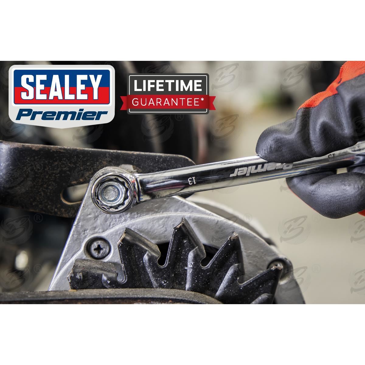 SEALEY 12PCS COMBINATION SPANNER SET ( OEPN & RING END ) ( 8MM - 19MM )