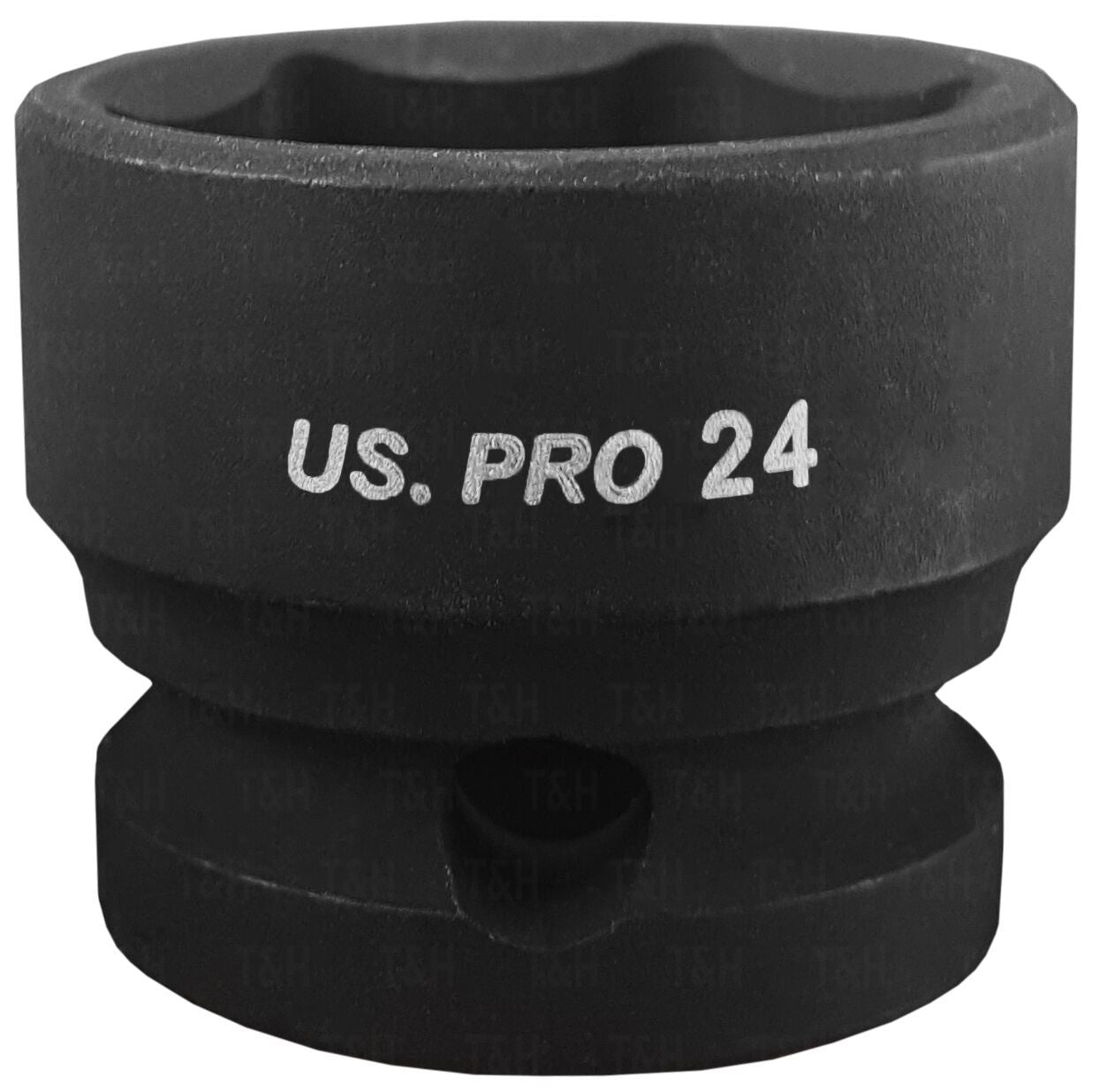 US PRO 15PCS 1/2" DRIVE 6 POINT SHALLOW IMPACT SOCKETS 10MM - 24MM