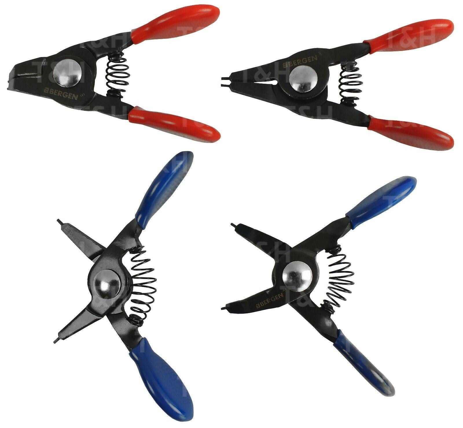 US PRO 4PCS MINI CIRCLIP PLIER SET