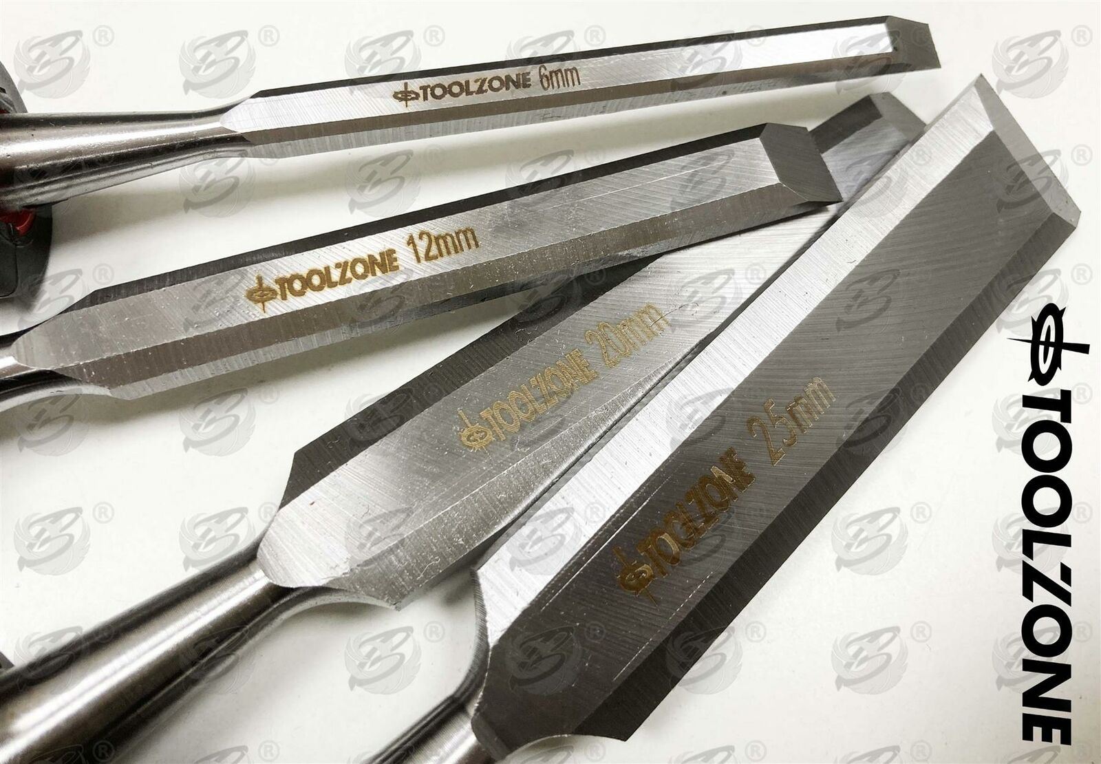 TOOLZONE 4PCS WOOD CHISELS